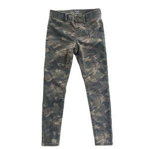 Girls Camo Skinny Jean Leggings SZ M (7/8)